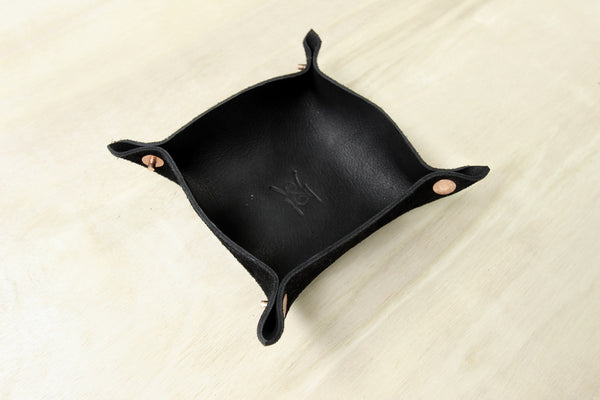 W&H Desk Catch-All in Black