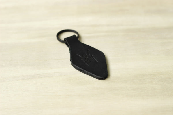 W&H Hotel Room Keychain in Black