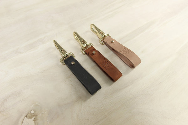 W&H Tassel Keychain in Black