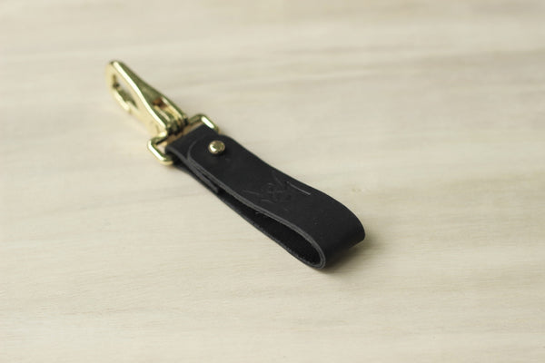 W&H Tassel Keychain in Black