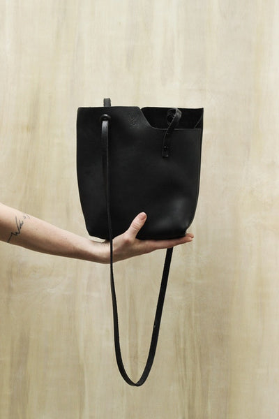 Cross Body Catch-All in Black