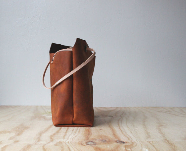 Leather Catch-All Sac