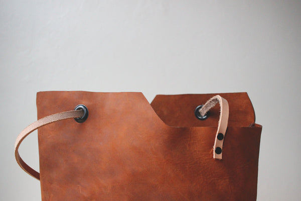 Leather Catch-All Sac