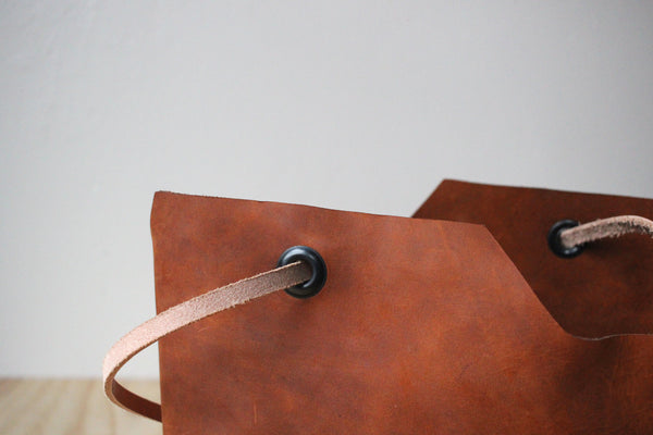 Leather Catch-All Sac