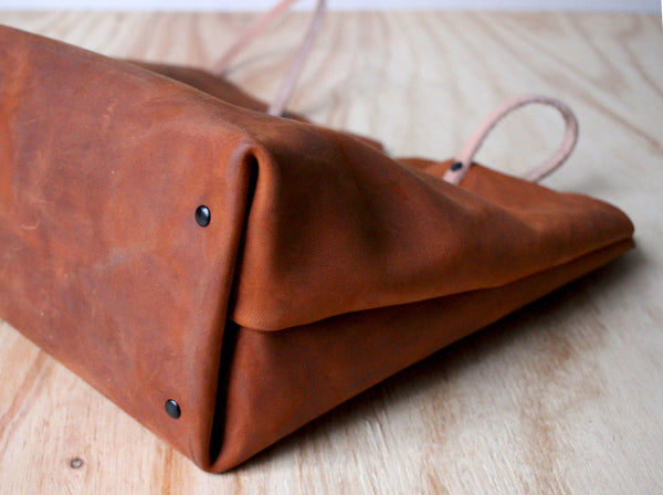 Leather Catch-All Sac